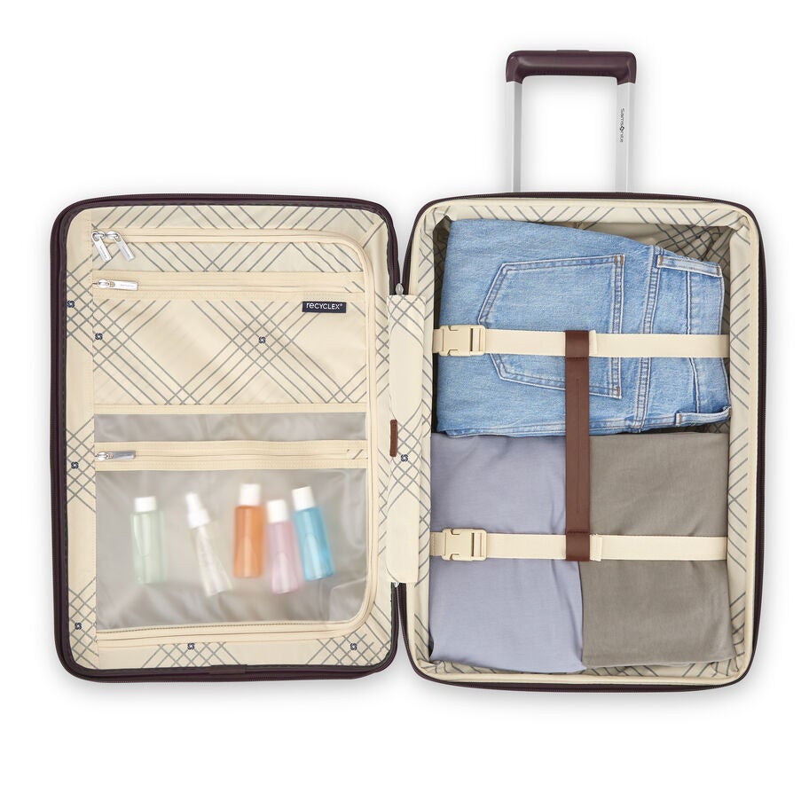 Samsonite Virtuosa valise de cabine &agrave; roues in the color Merlot. image number 2